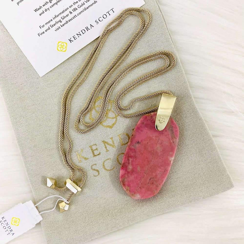 Kendra Scott Inez Gold Tone Necklace - Picture 6 of 8